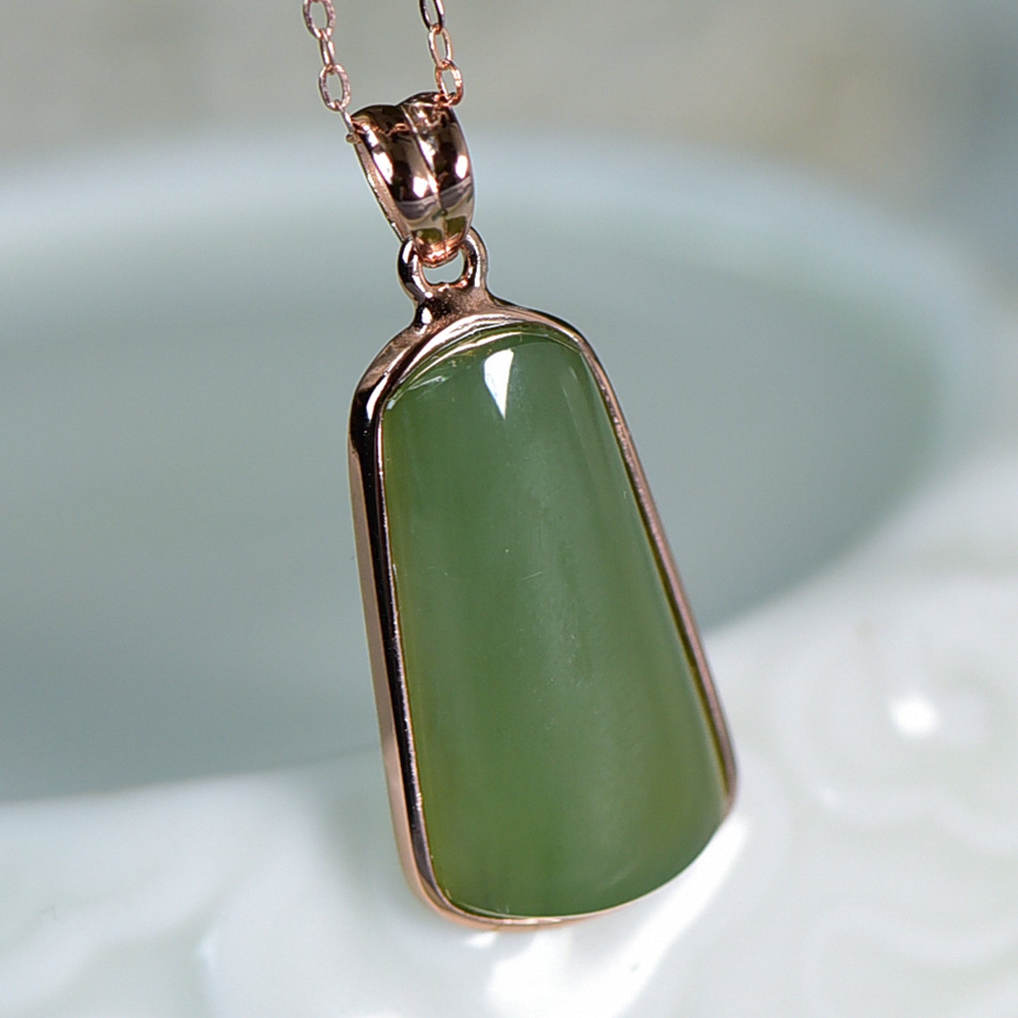 Nephrite Jade Pendant (Certified)