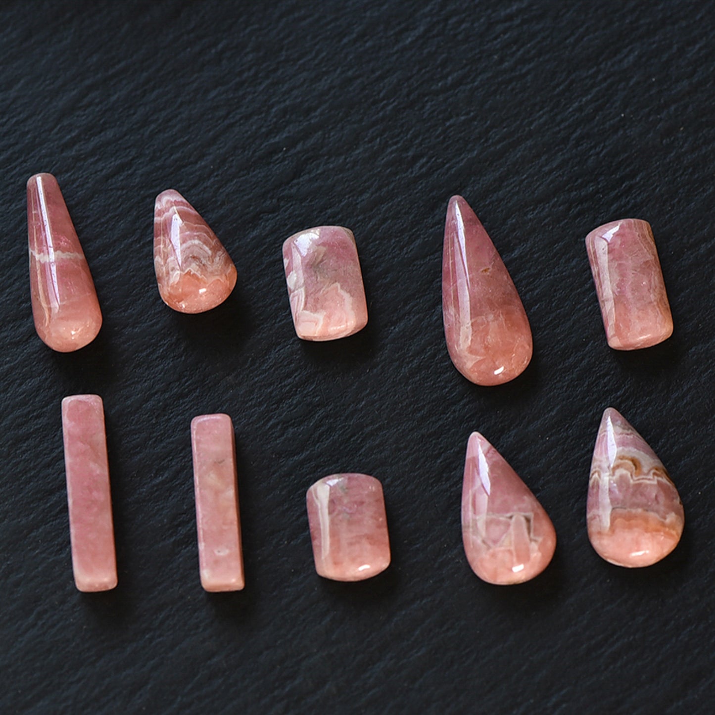 Rhodochrosite Cabochons