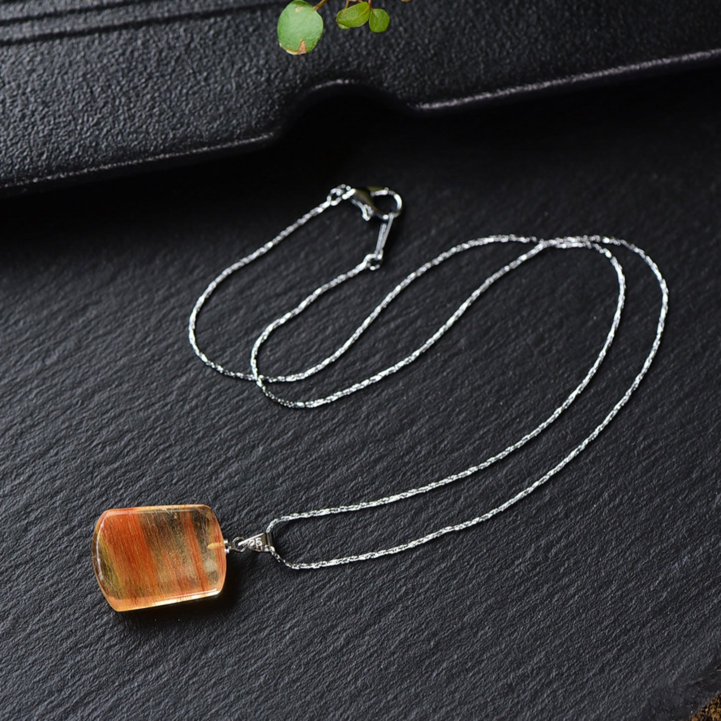 Rutilated Quartz Pendant