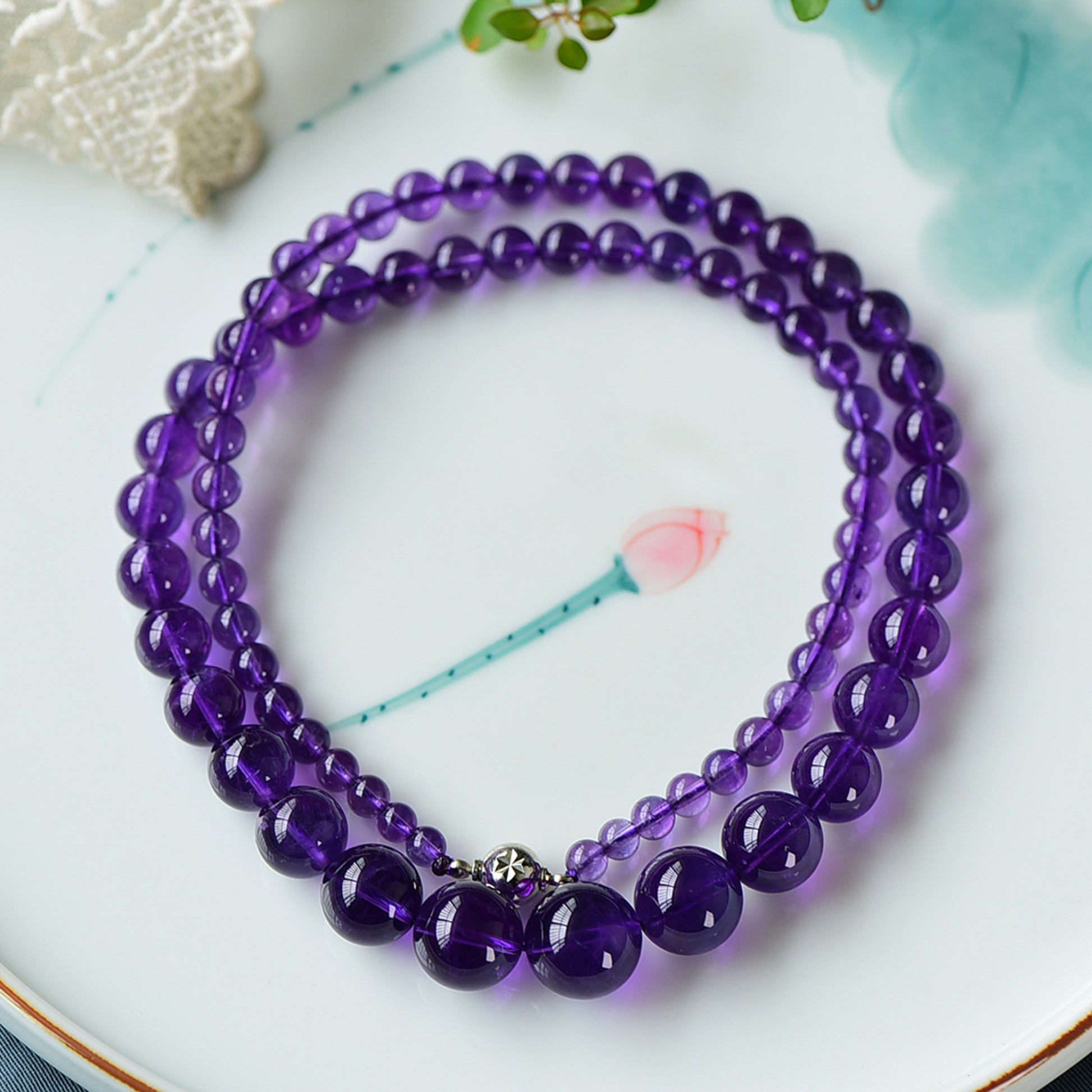 types of amethyst necklace