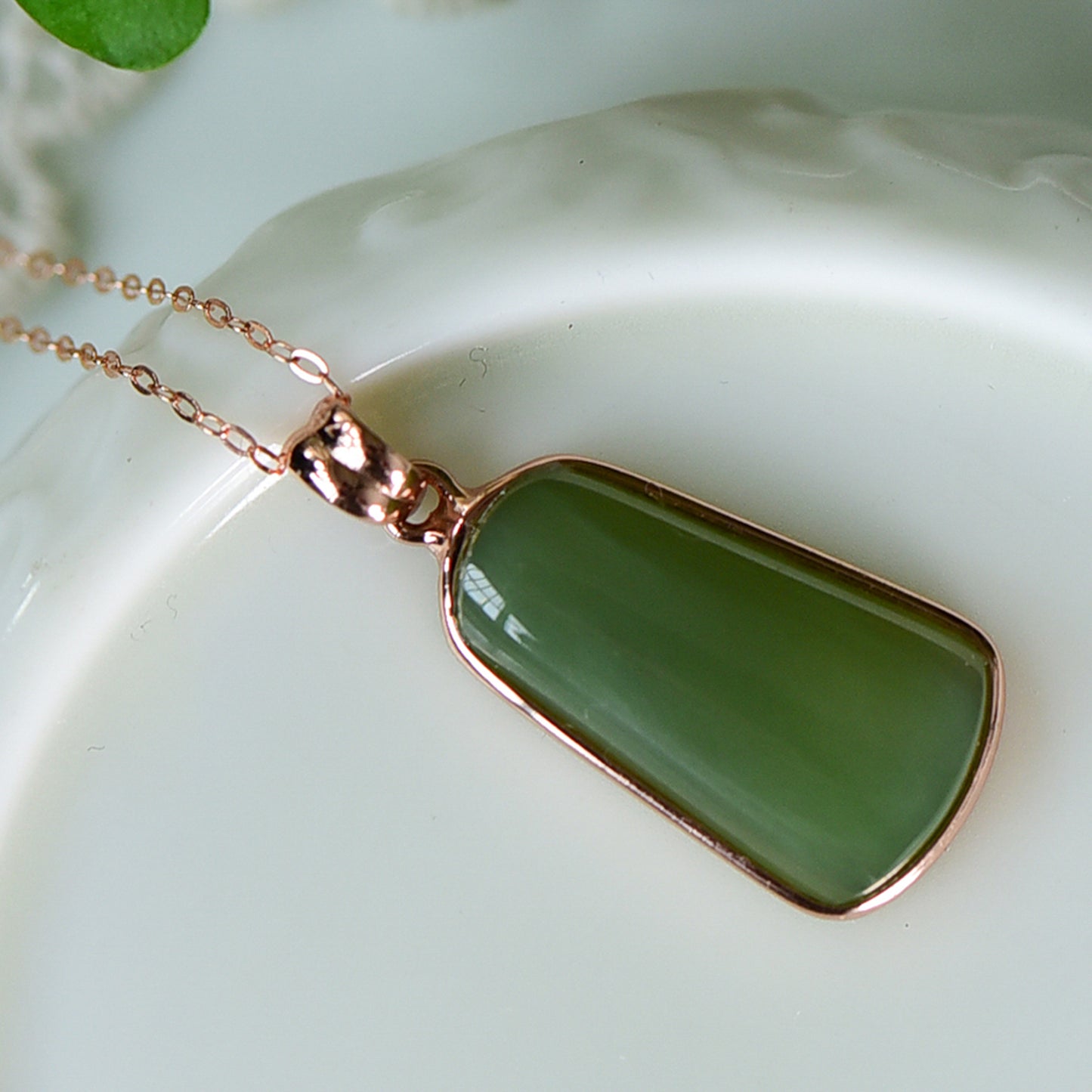 Nephrite Jade Pendant (Certified)
