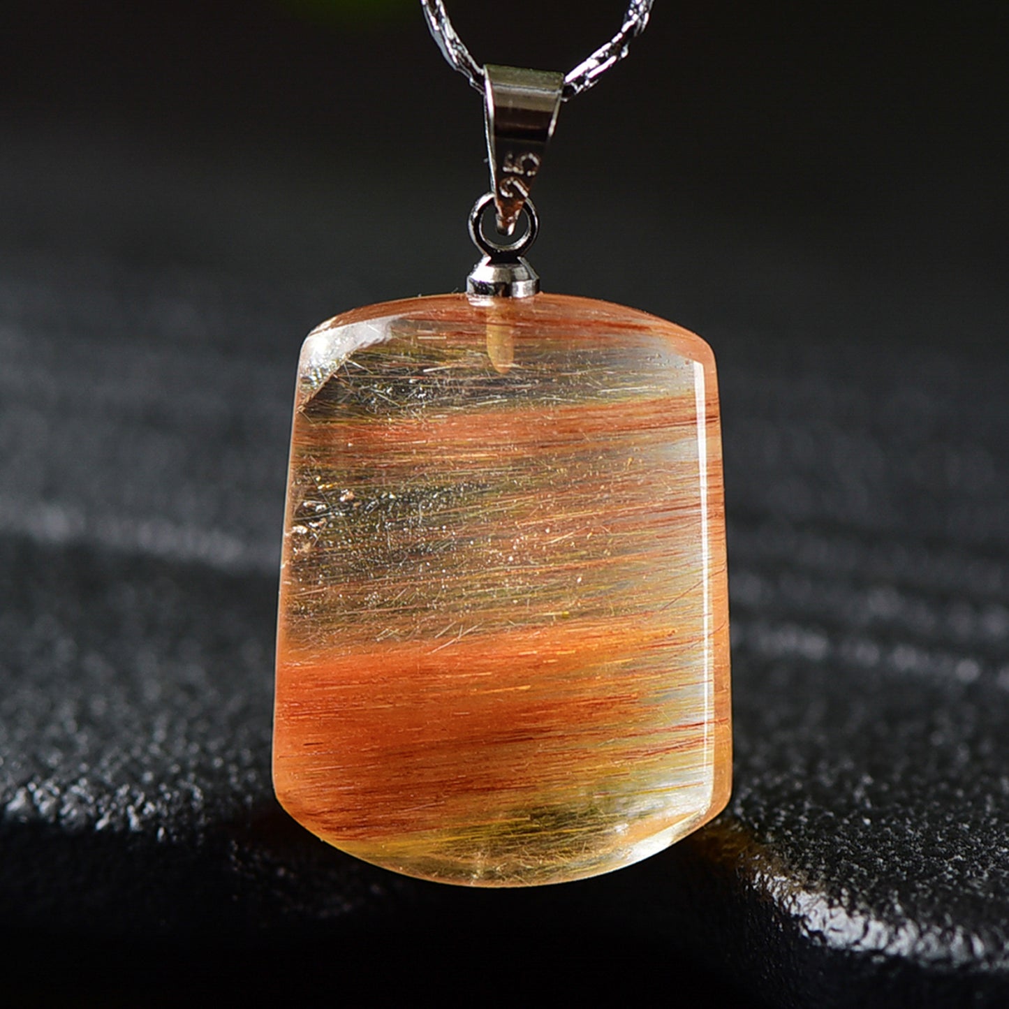 Rutilated Quartz Pendant