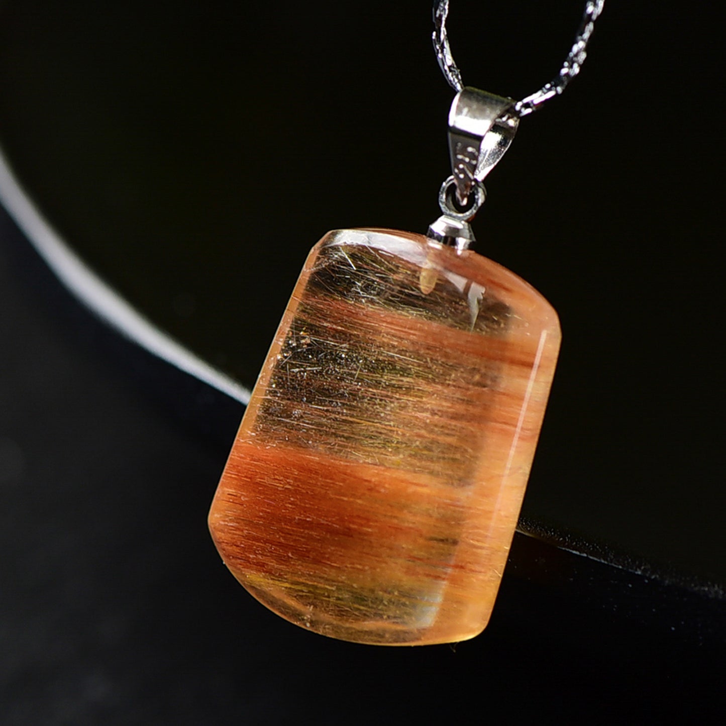 Rutilated Quartz Pendant