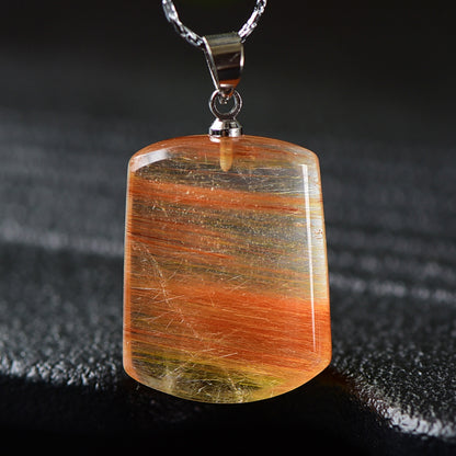 Rutilated Quartz Pendant